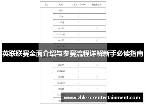 英联联赛全面介绍与参赛流程详解新手必读指南